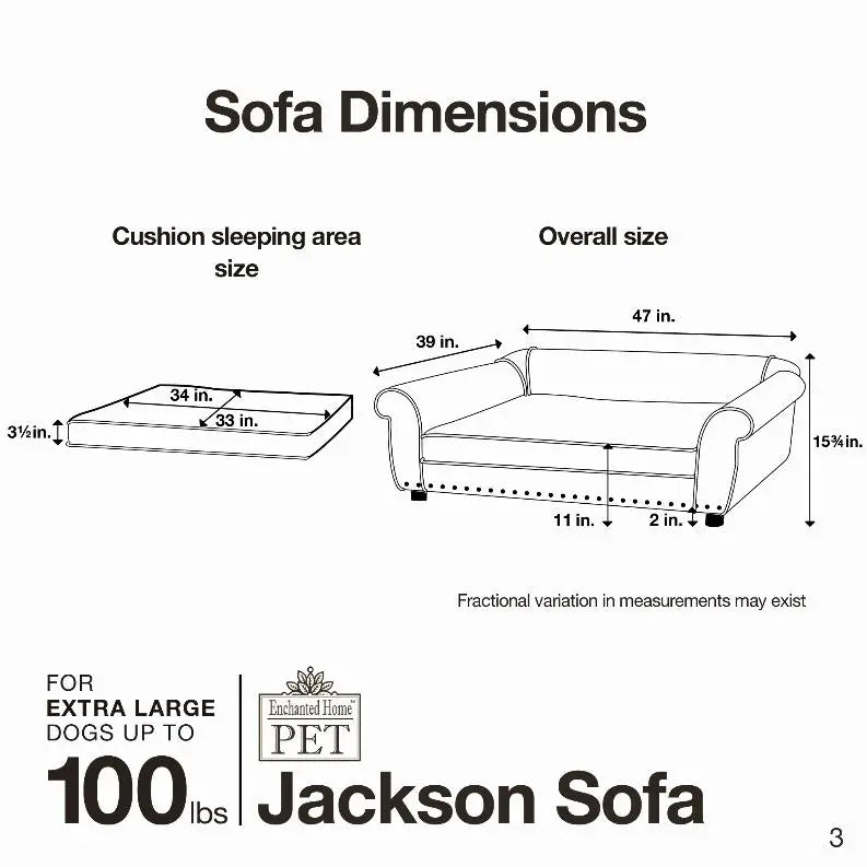 Jackson Sofa BearwoodEssentials-Elevated Pet Feeders