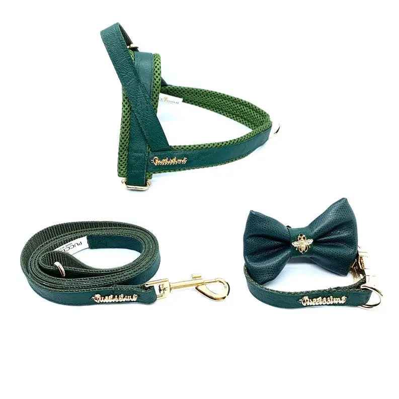 Jade One-click dog harness BearwoodEssentials-Elevated Pet Feeders