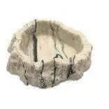 Jungle Bob Marble Resin Water Bowl BearwoodEssentials-Elevated Pet Feeders