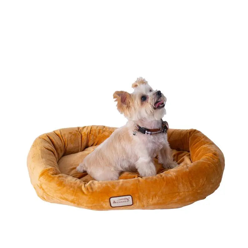 Armarkat Bolstered Pet Bed and Mat, ultra-soft Dog Bed S/M/L BearwoodEssentials-Elevated Pet Feeders