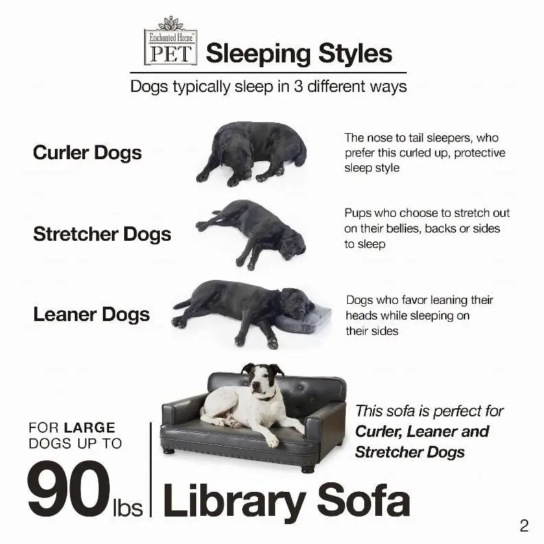 Library Sofa BearwoodEssentials-Elevated Pet Feeders