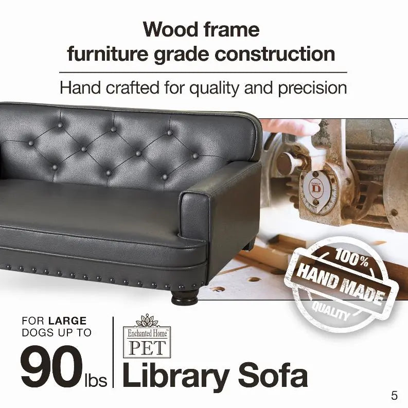 Library Sofa BearwoodEssentials-Elevated Pet Feeders