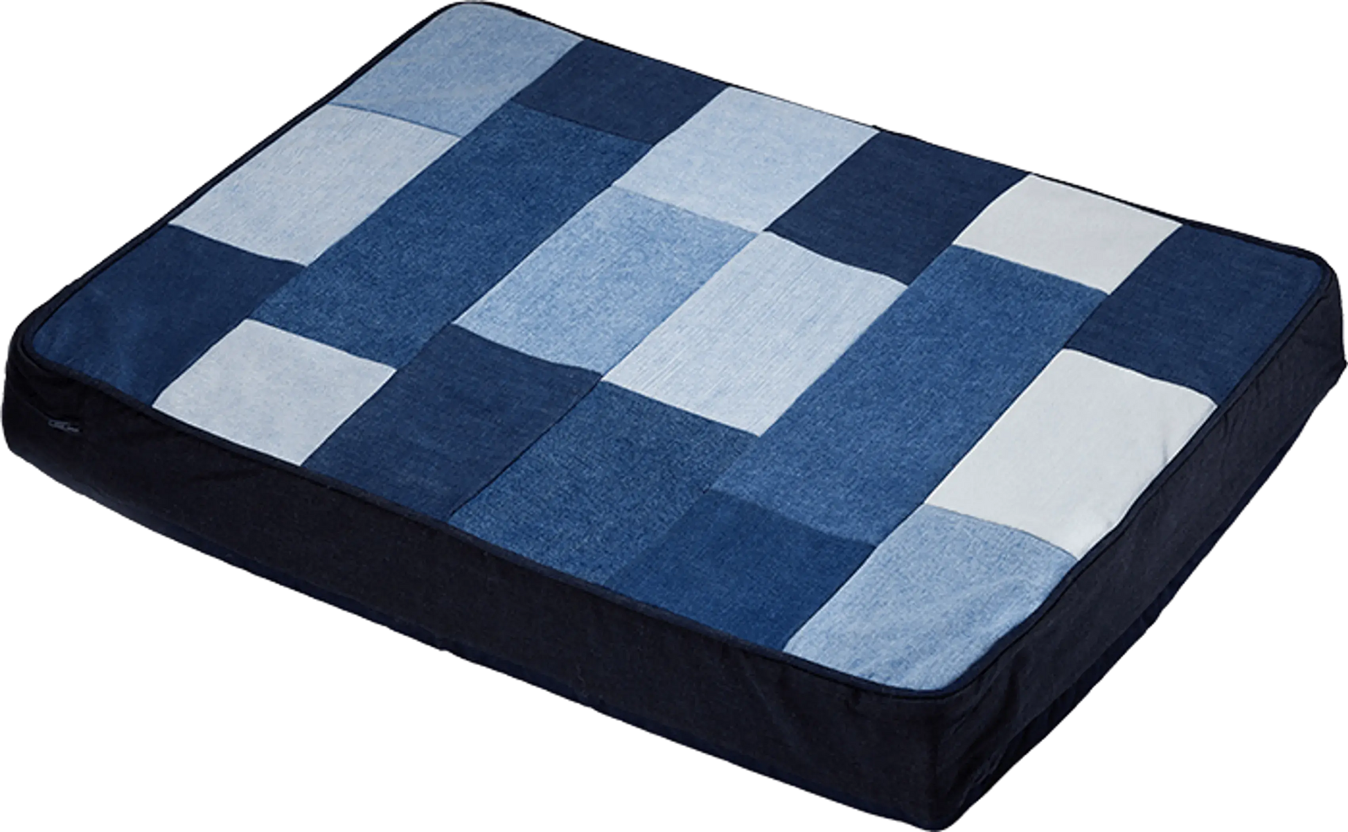 Patched Denim Dog Bed Denim Dog Designs
