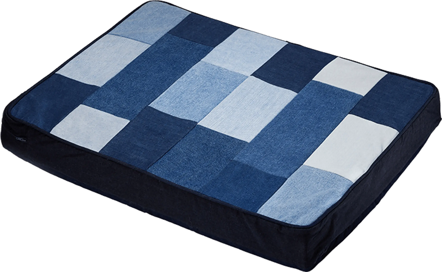 Patched Denim Dog Bed Denim Dog Designs