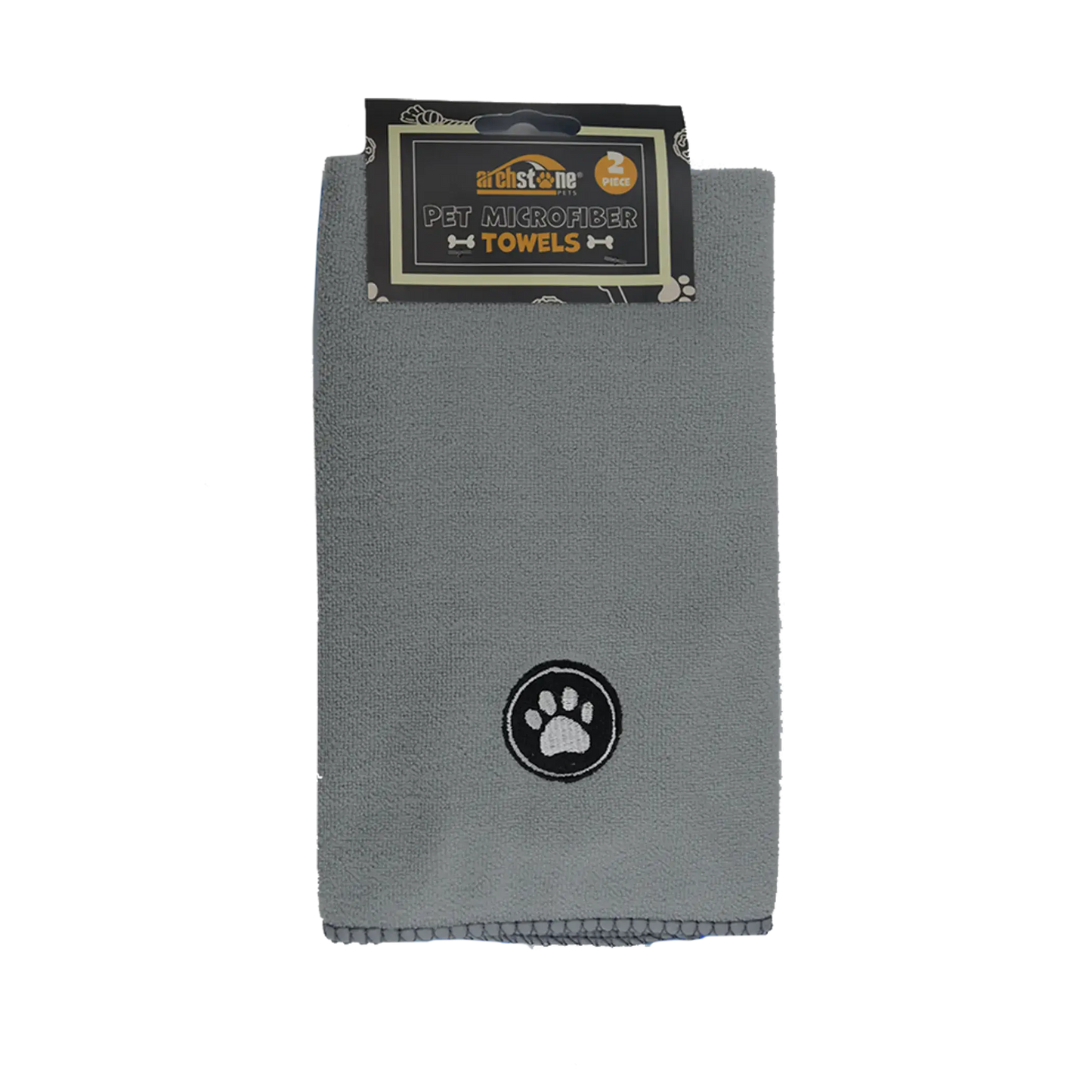 Pet Microfiber Towel Set (2 Pieces) Archstone Pets