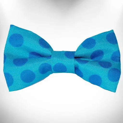Polka Dot Dog - Monotone Bow Tie BearwoodEssentials-Elevated Pet Feeders