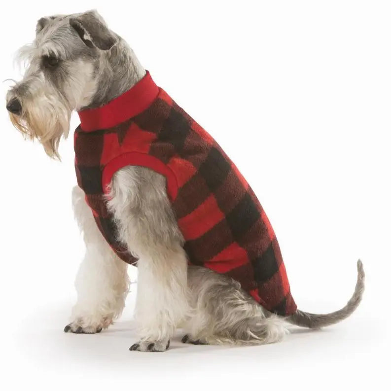 Red Check Dog Pyjamas BearwoodEssentials-Elevated Pet Feeders