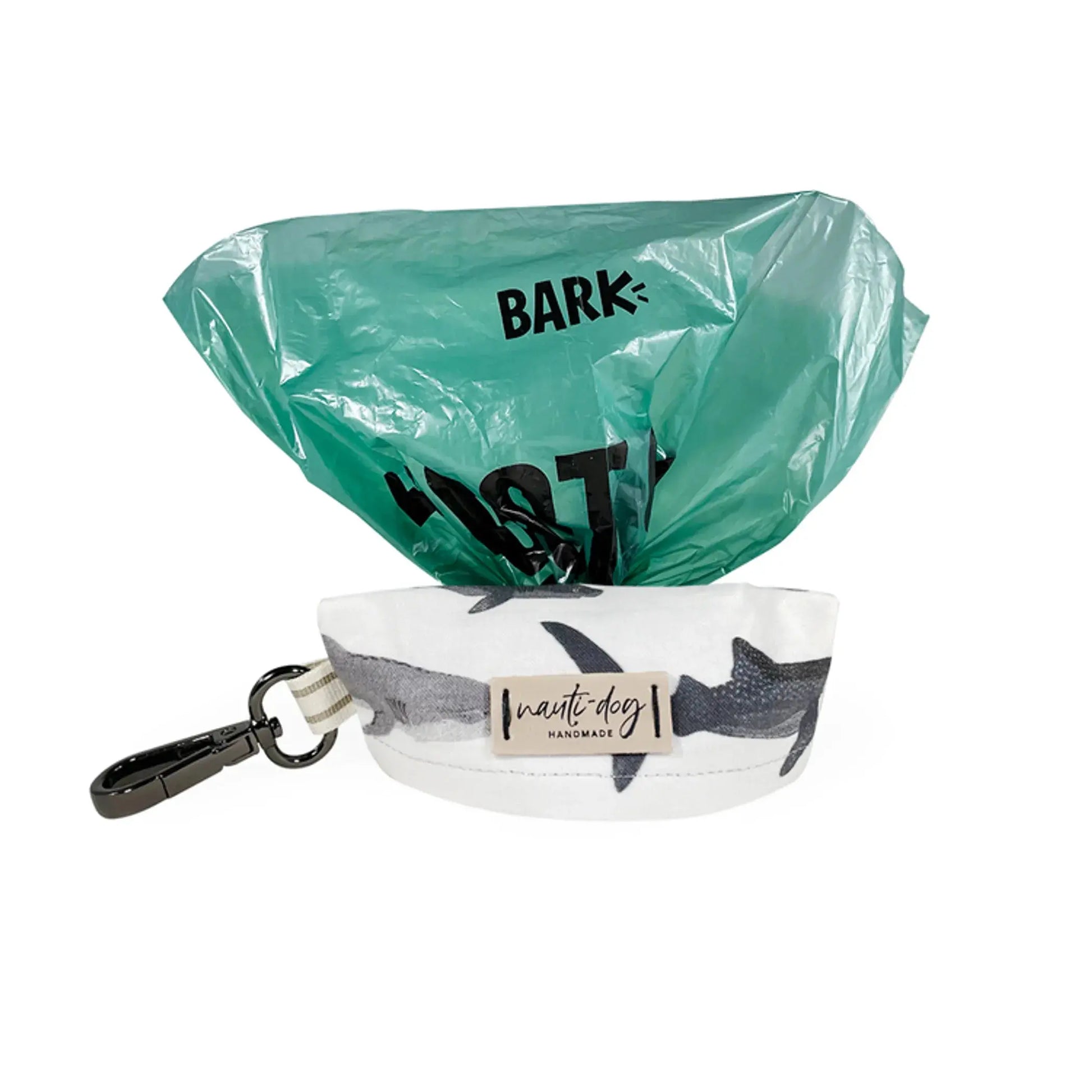 Shark! Waste Bag Dispenser Nauti-dog Handmade