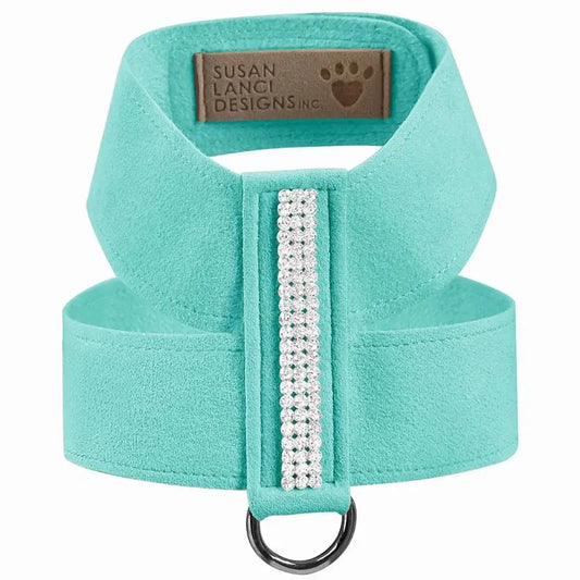 Susan Lanci Designs 3 Row Giltmore Crystals Tinkie Harness BearwoodEssentials-Elevated Pet Feeders