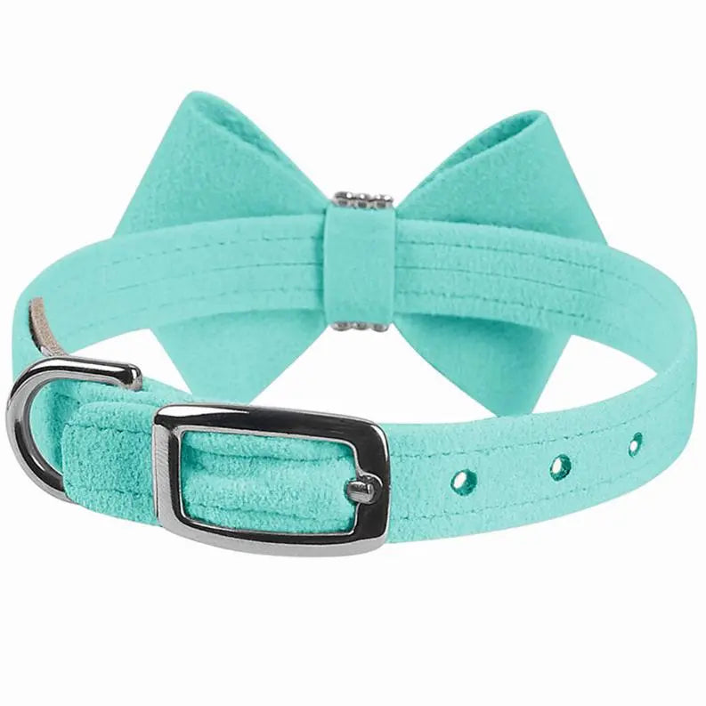 Susan Lanci Designs Nouveau Bow Collar BearwoodEssentials-Elevated Pet Feeders