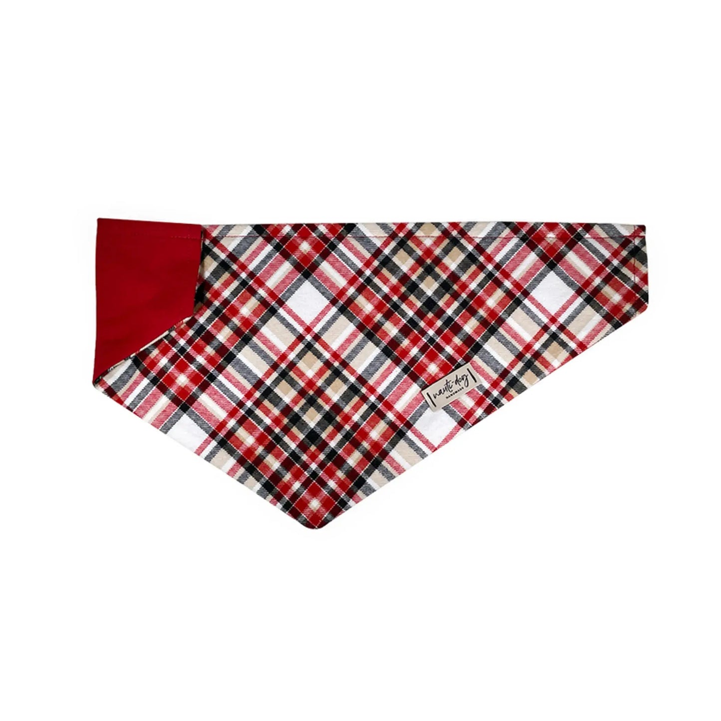 Sweater Weather Fall Flannel Over-the-collar Dog Bandana Nauti-dog Handmade