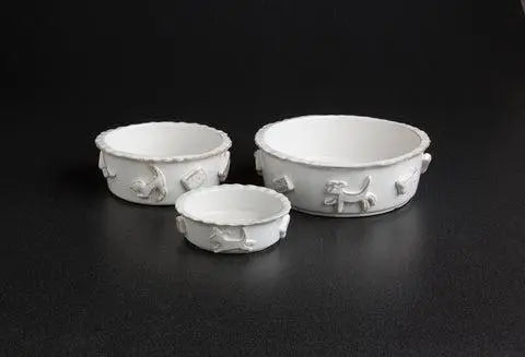Carmel Ceramica Dog Food/Water Bowl BearwoodEssentials-Elevated Pet Feeders