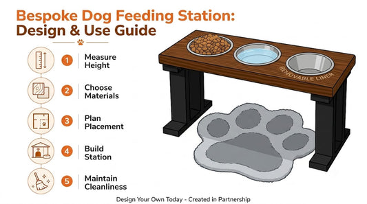 How to Design a Bespoke Dog Feeding Station BearwoodEssentials-Elevated Pet Feeders