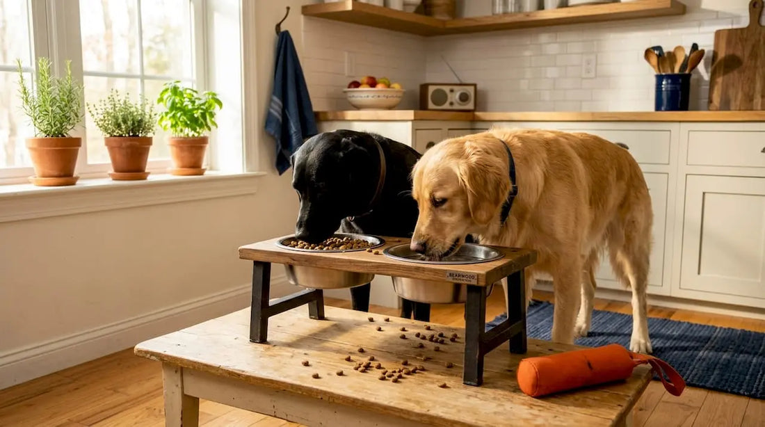 Double Bowl Feeder Advantages for Dogs: 2026 Guide BearwoodEssentials-Elevated Pet Feeders