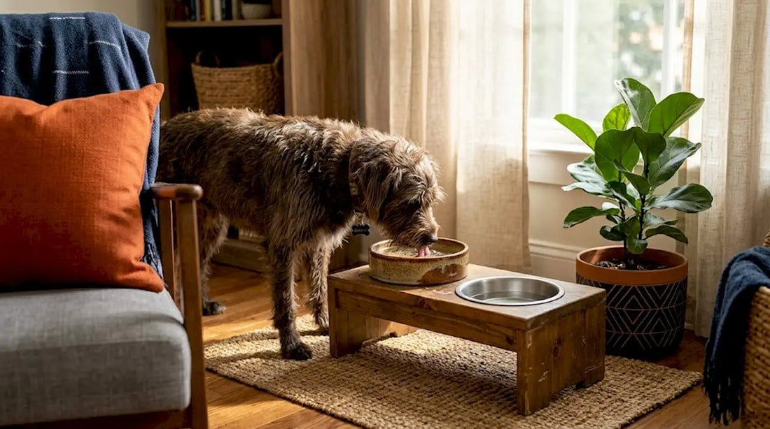 How to Style a Boho Dog Bowl Station for Design and Comfort BearwoodEssentials-Elevated Pet Feeders
