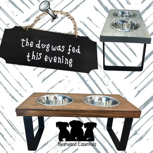 New Products Alert! Elevated Pet Feeders & Personalized Pet Décor BearwoodEssentials-Elevated Pet Feeders