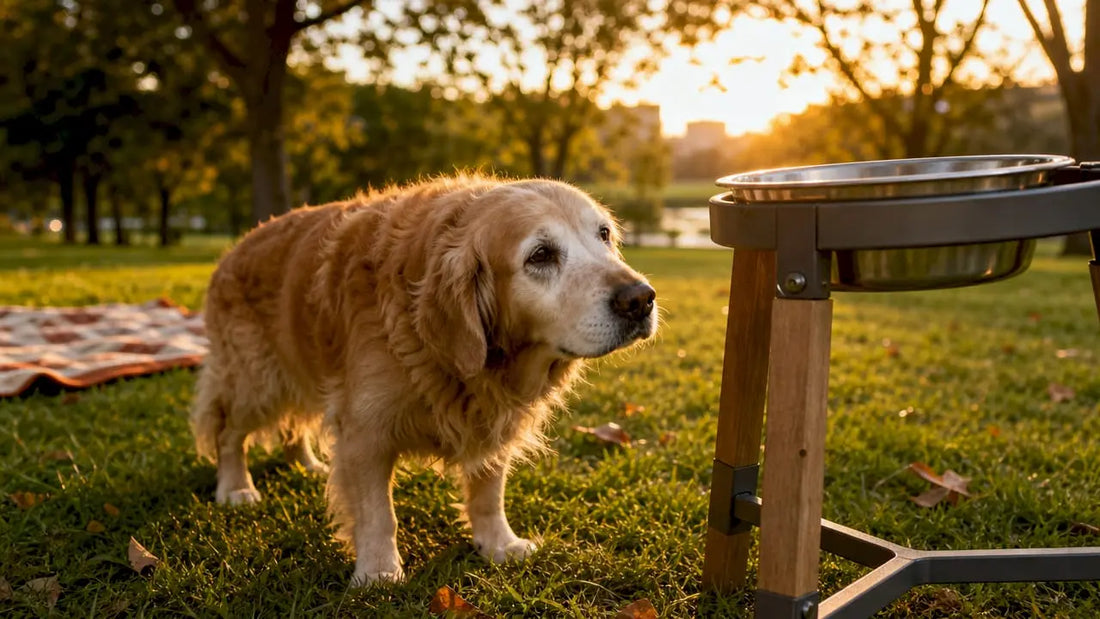Why Arthritic Dogs Struggle with Floor Bowls BearwoodEssentials-Elevated Pet Feeders