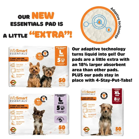 WizSmart Essentials Pads Charcoal