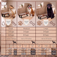 2 Bowl Elevated Regular Feeder - New Design - Black base BearwoodEssentials-Elevated Pet Feeders