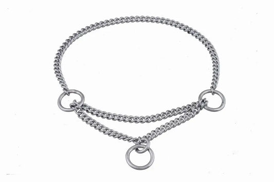 Alvalley Martingale Show Chain Collar BearwoodEssentials-Elevated Pet Feeders