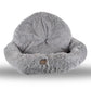 Armarkat Extra Large, Fluffy Gray Round Cat Bed - C71NHS BearwoodEssentials-Elevated Pet Feeders