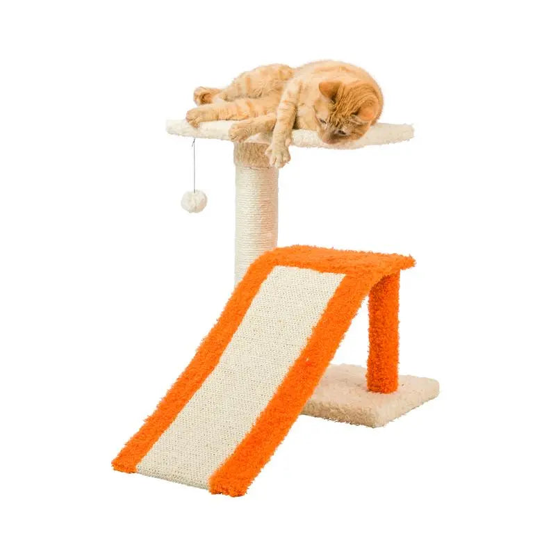 Armarkat Two Level Platform Scratcher W Sisal Carpet Ramp BearwoodEssentials-Elevated Pet Feeders