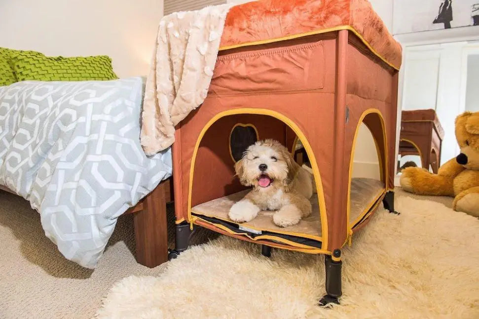 Bedside Lounge Pet Bed BearwoodEssentials-Elevated Pet Feeders