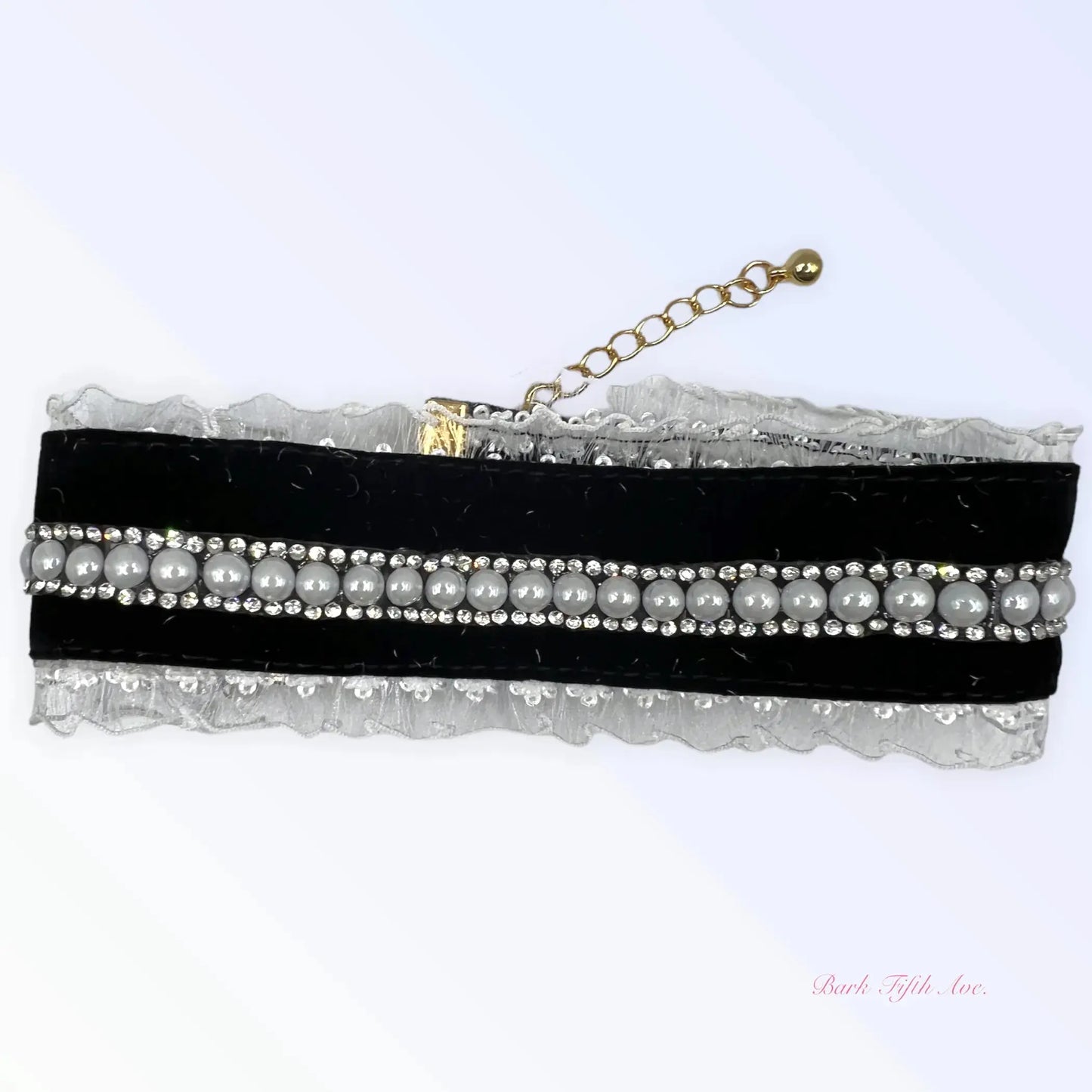 Black Velvet Lace Collar Bark Fifth Avenue