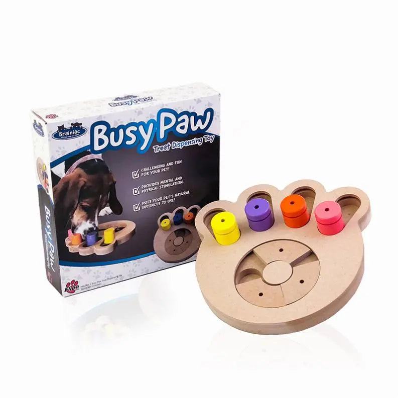 Brainiac Interactive Pet Toy BearwoodEssentials-Elevated Pet Feeders