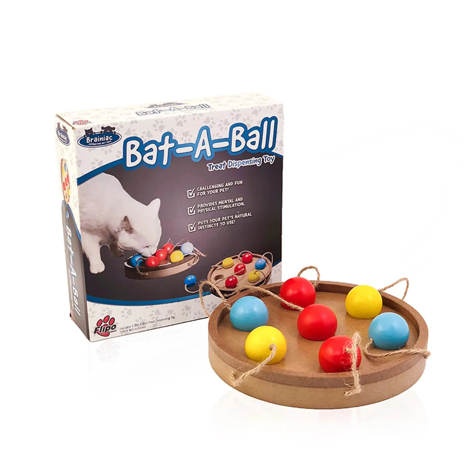 Brainiac Interactive Pet Toy Flipo
