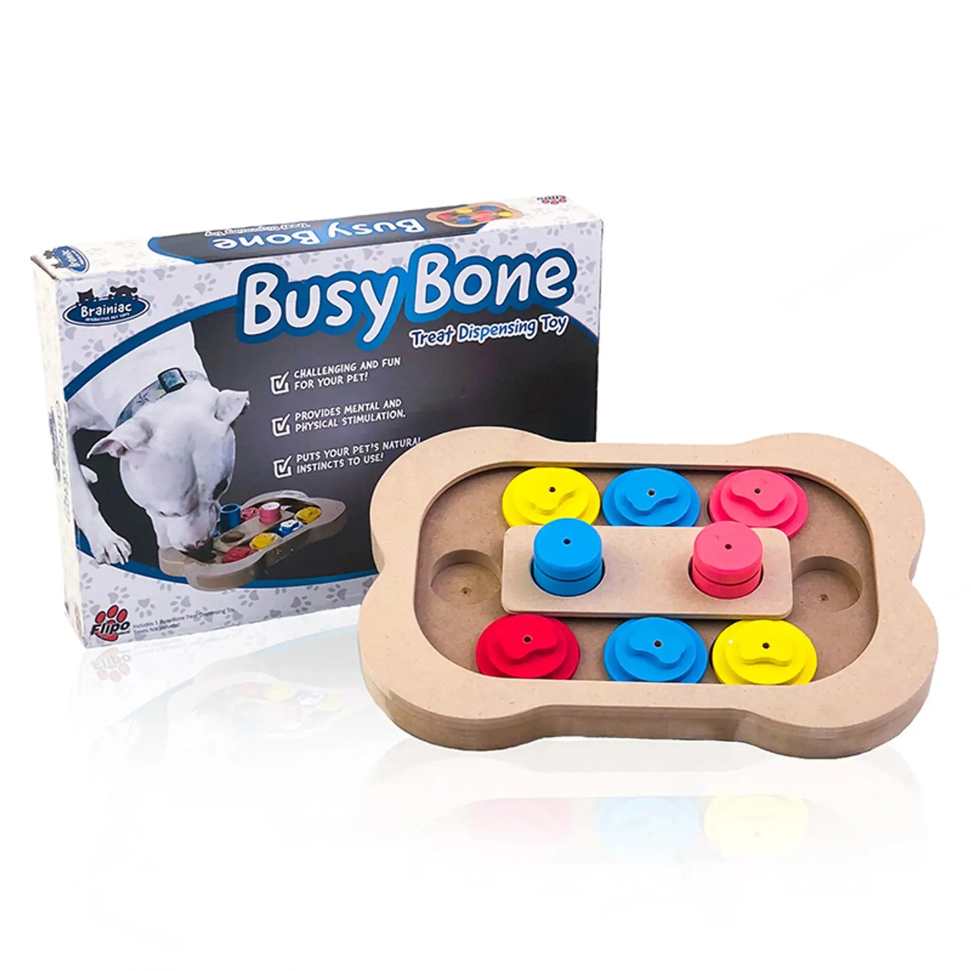 Brainiac Interactive Pet Toy Flipo