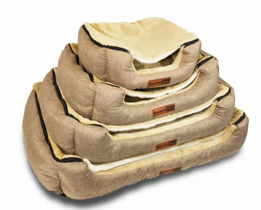 BurrowBed Small BearwoodEssentials-Elevated Pet Feeders