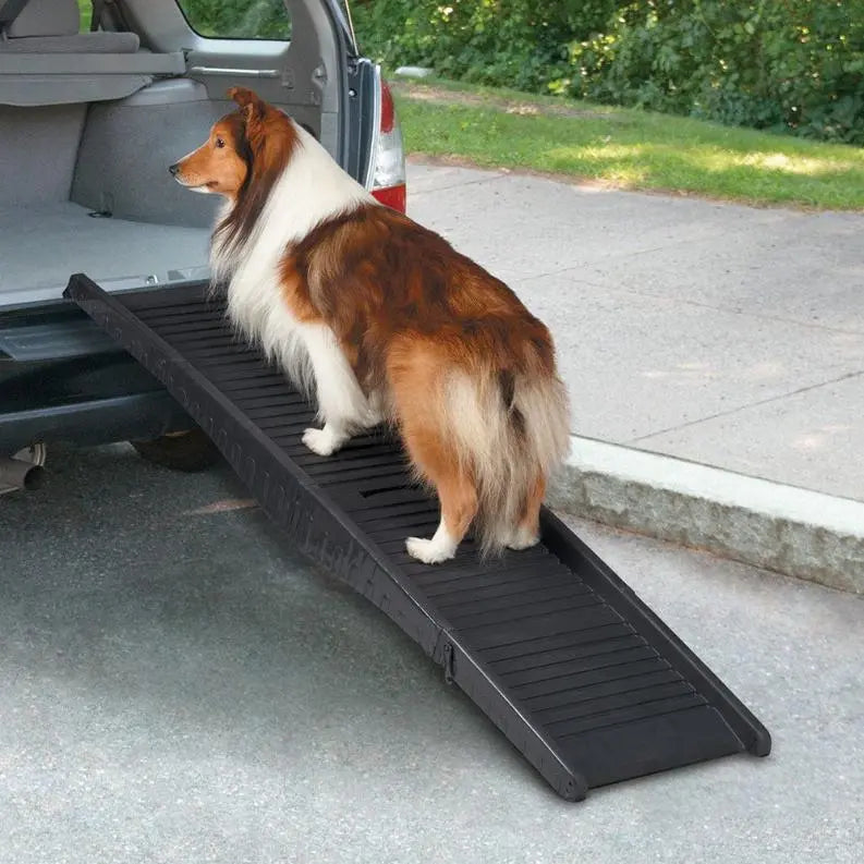 CR Tri-Fold Vehicle Pet Ramp Blk BearwoodEssentials-Elevated Pet Feeders