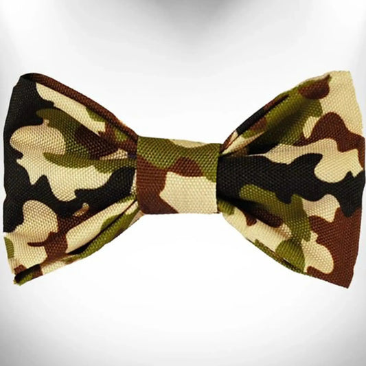 Camo Dog Bow Tie Walk-e-Woo