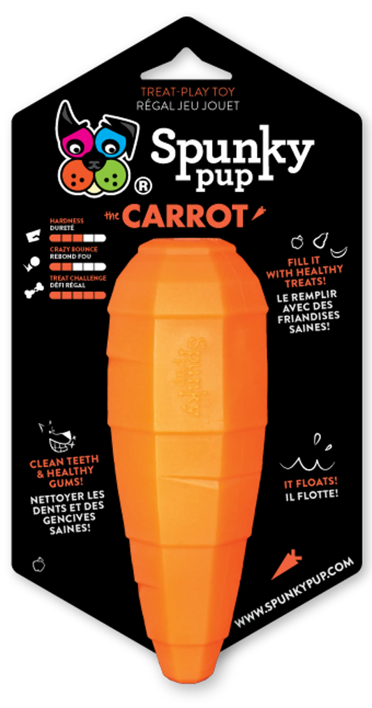 Carrot Toy Spunky Pup Dog Toys