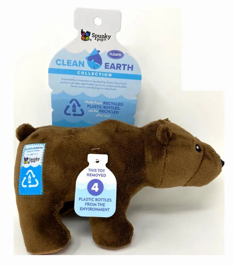 Clean Earth Plush Toy BearwoodEssentials-Elevated Pet Feeders