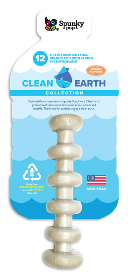 Clean Earth Recycled Stick Spunky Pup Dog Toys