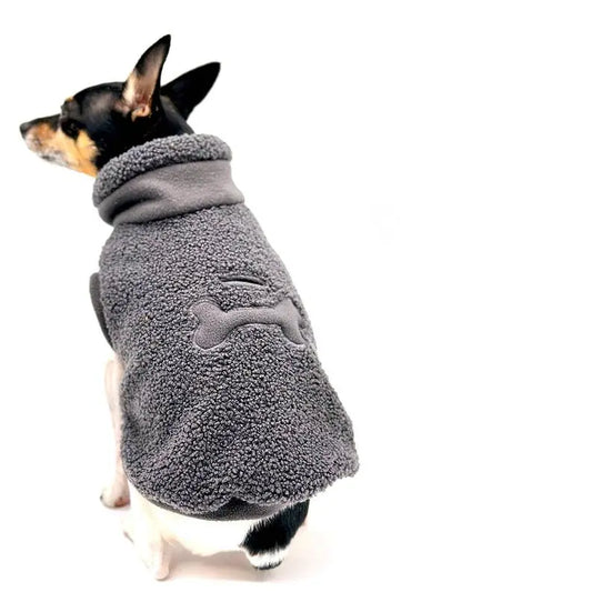 Cozy Sherpa Fleece Pullover BearwoodEssentials-Elevated Pet Feeders