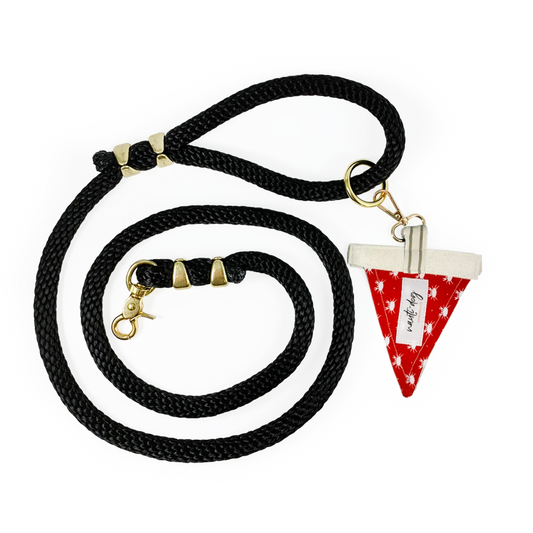 Crabby Red Maryland Crab Coastal Premium Leash Nauti-dog Handmade