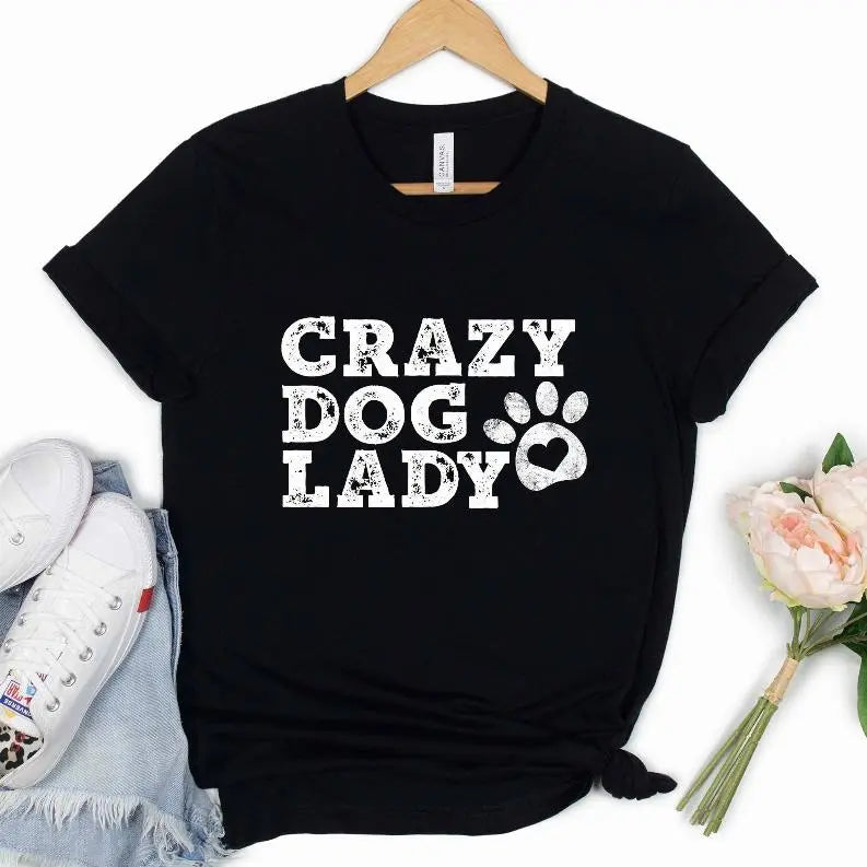 Crazy Dog Lady Shirt BearwoodEssentials-Elevated Pet Feeders