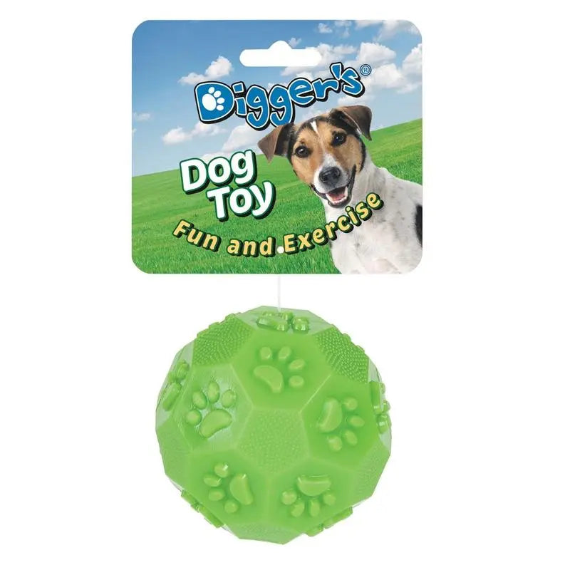 Digger's Paw Chuckle & Treat Ball LGrn BearwoodEssentials-Elevated Pet Feeders