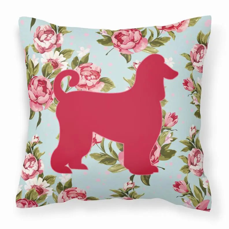 Dog Breed Shabby Chic Fabric Decorative Pillow BearwoodEssentials-Elevated Pet Feeders