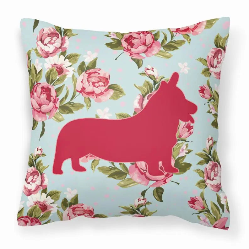 Dog Breed Shabby Chic Fabric Decorative Pillow BearwoodEssentials-Elevated Pet Feeders