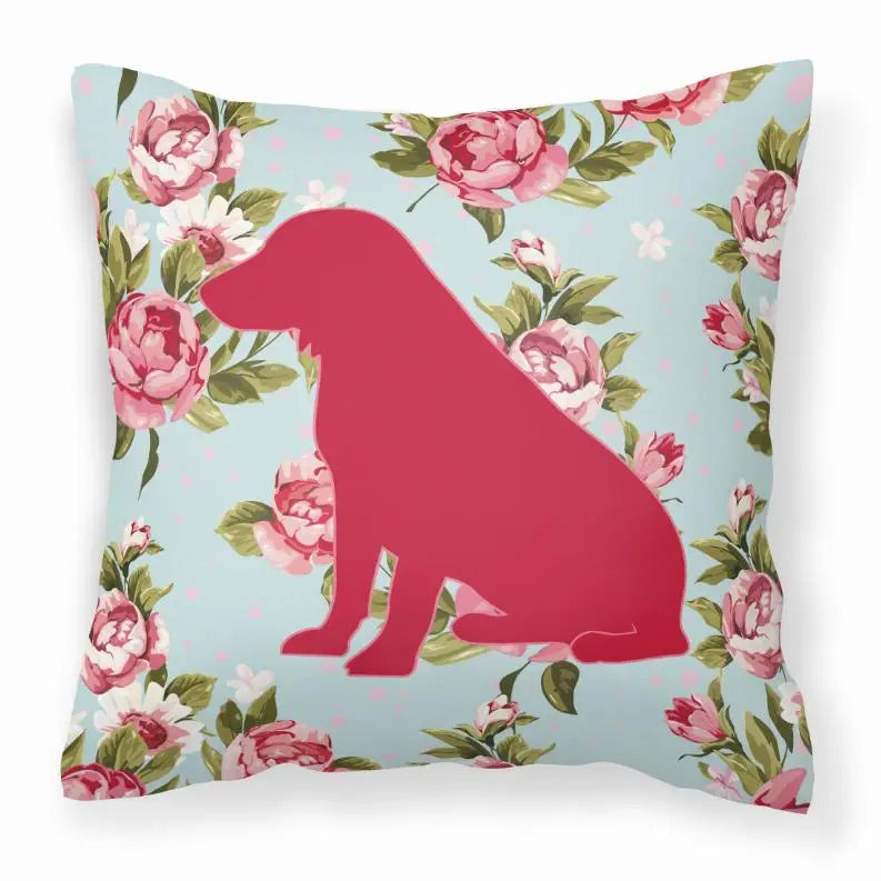 Dog Breed Shabby Chic Fabric Decorative Pillow BearwoodEssentials-Elevated Pet Feeders