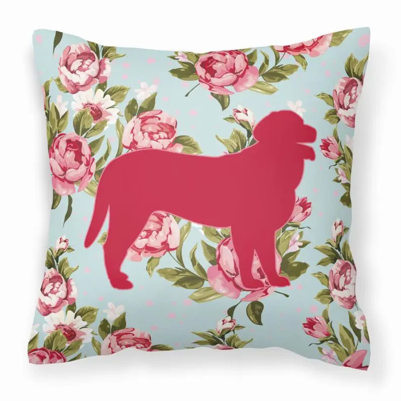 Dog Breed Shabby Chic Fabric Decorative Pillow BearwoodEssentials-Elevated Pet Feeders