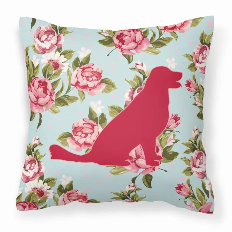 Dog Breed Shabby Chic Fabric Decorative Pillow BearwoodEssentials-Elevated Pet Feeders