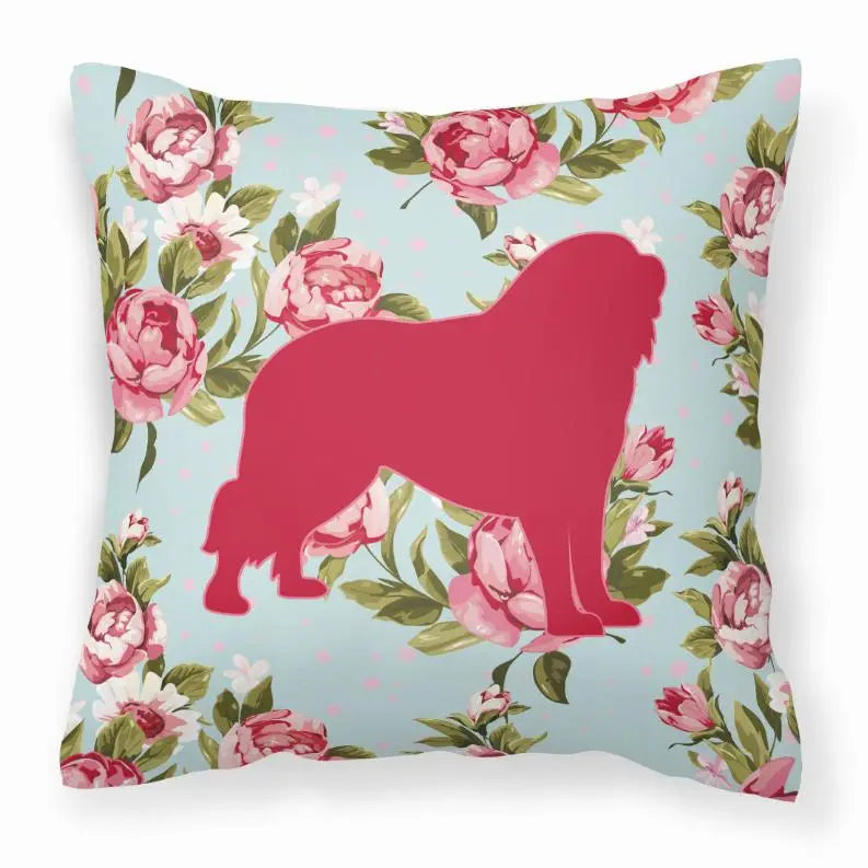 Dog Breed Shabby Chic Fabric Decorative Pillow BearwoodEssentials-Elevated Pet Feeders