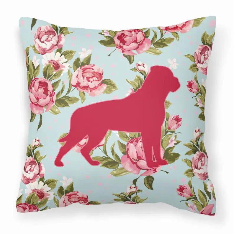 Dog Breed Shabby Chic Fabric Decorative Pillow BearwoodEssentials-Elevated Pet Feeders