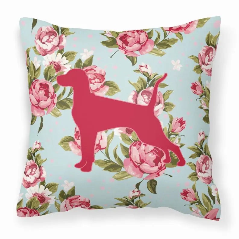 Dog Breed Shabby Chic Fabric Decorative Pillow BearwoodEssentials-Elevated Pet Feeders