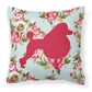Dog Breed Shabby Chic Fabric Decorative Pillow Carolines Treasures, Inc